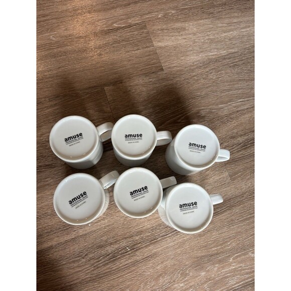 Amuse Professional Grade Stoneware Mug Sublimation Series Set Of 6 - Picture 3 of 5